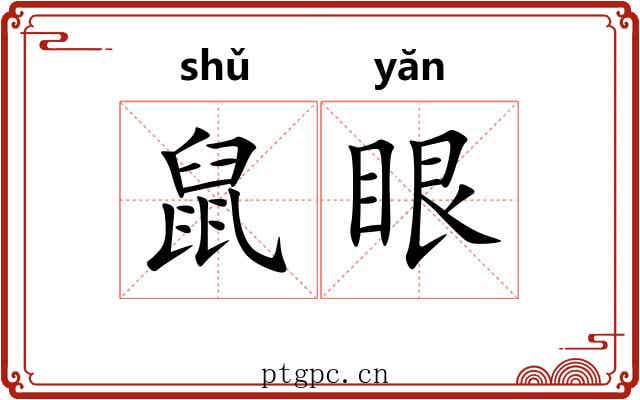 鼠眼 鼠眼