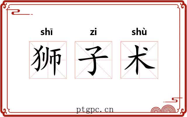 狮子术