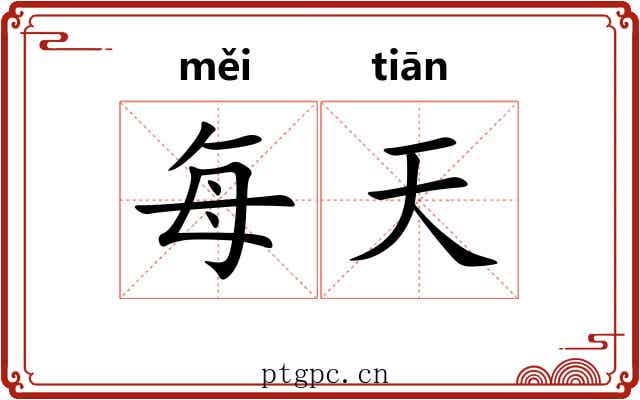 每天 每天