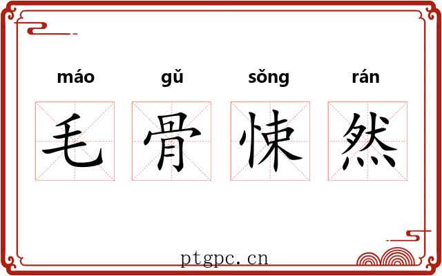 毛骨悚然 毛骨悚然