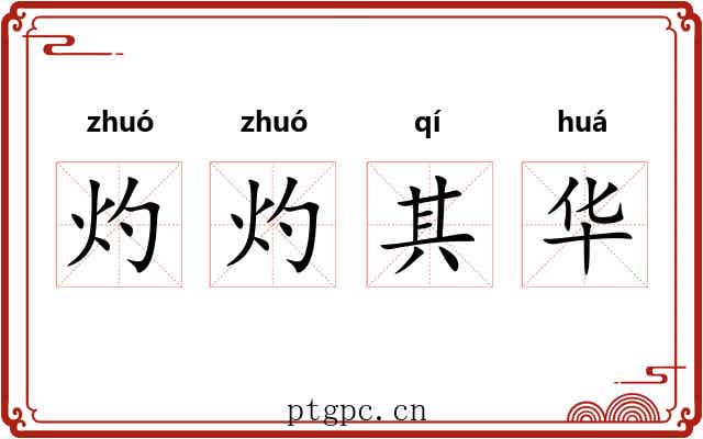 灼灼其华 灼灼其华