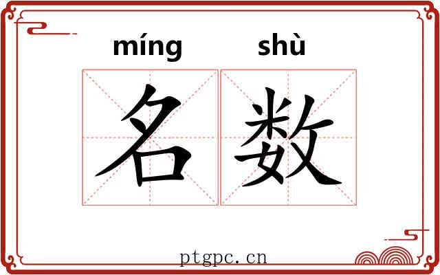 名数