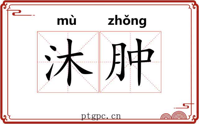 沐肿
