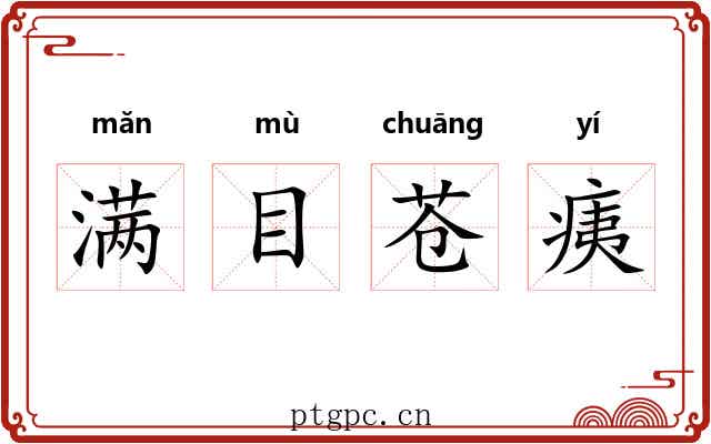 满目苍痍 满目苍痍