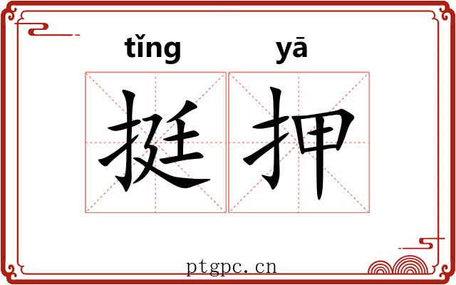 挺押