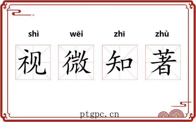 视微知著