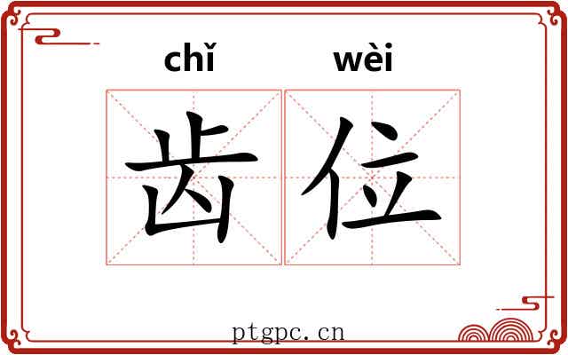 齿位