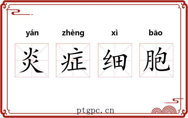 炎症细胞 炎症细胞