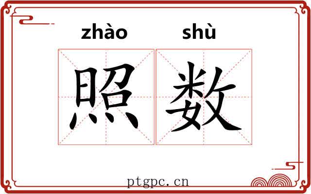 照数