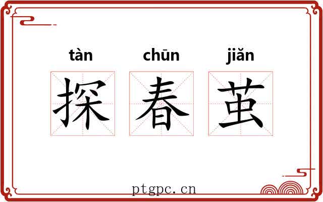探春茧 探春茧