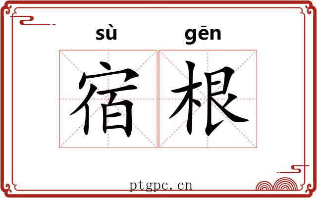 宿根