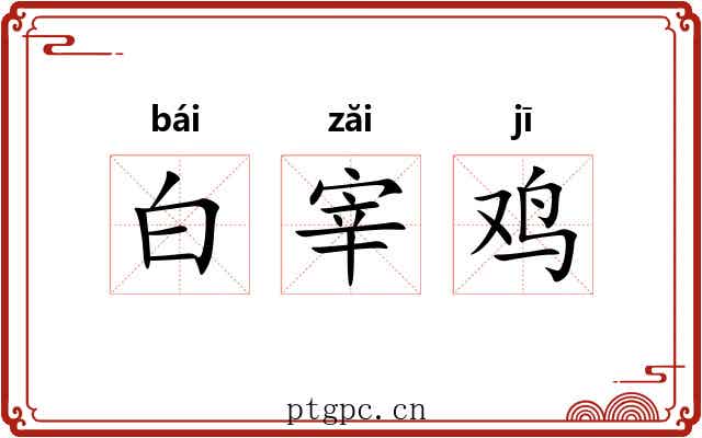 白宰鸡 白宰鸡