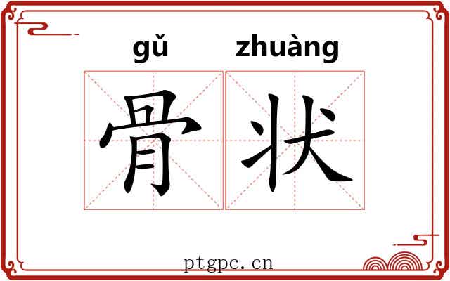 骨状 骨状