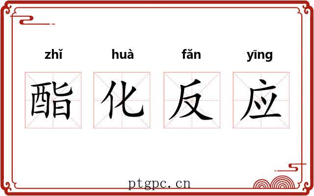 酯化反应 酯化反应