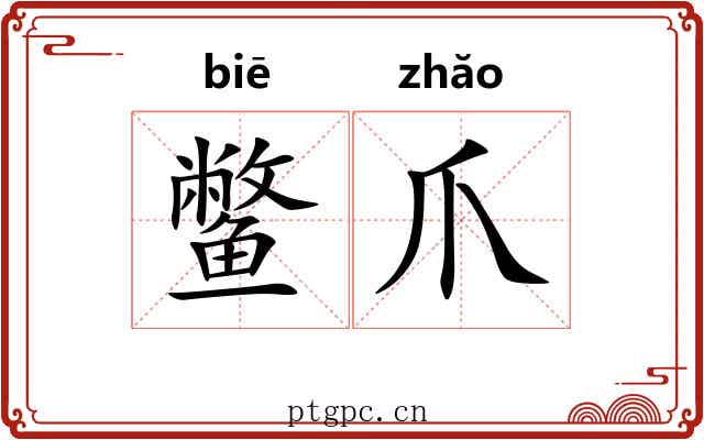 鳖爪