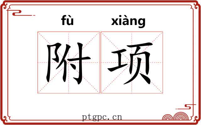 附项