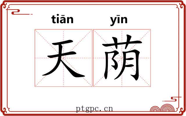 天荫 天荫