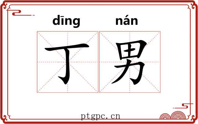 丁男