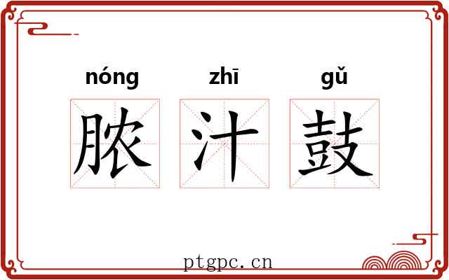 脓汁鼓