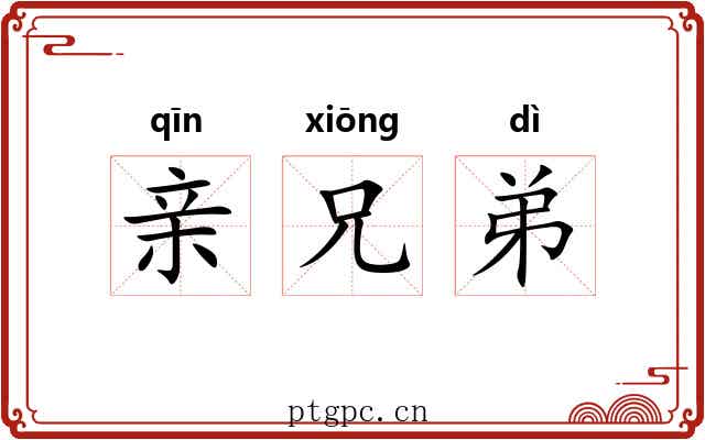 亲兄弟 亲兄弟