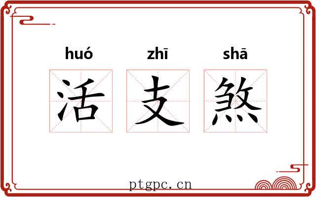 活支煞