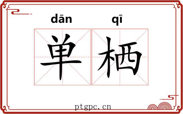 单栖