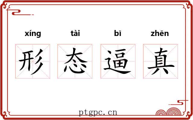 形态逼真