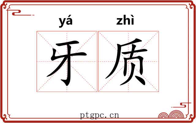 牙质