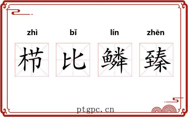 栉比鳞臻