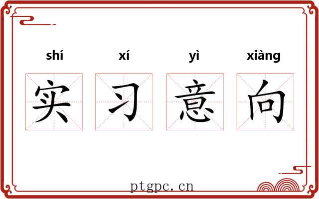 实习意向
