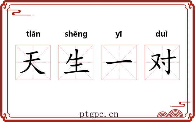 天生一对 天生一对