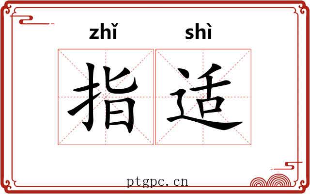 指适 指适