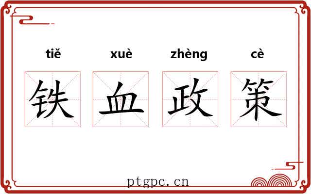 铁血政策 铁血政策