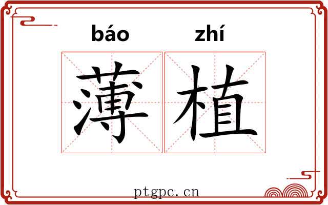 薄植