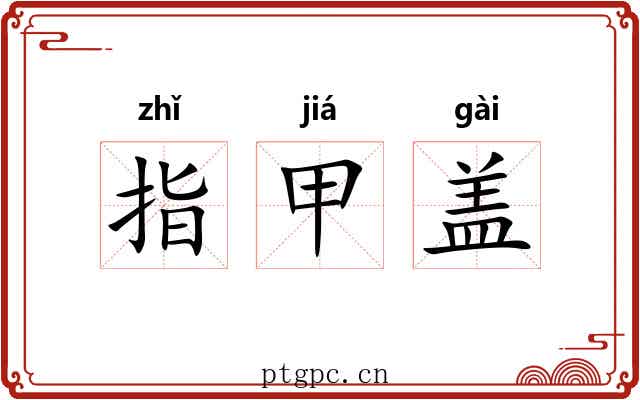 指甲盖 指甲盖