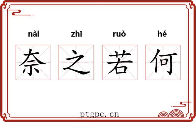 奈之若何