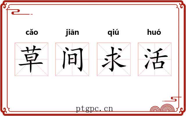 草间求活
