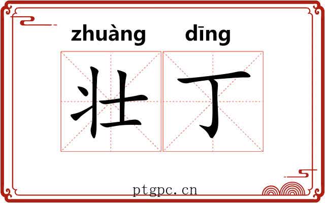 壮丁 壮丁