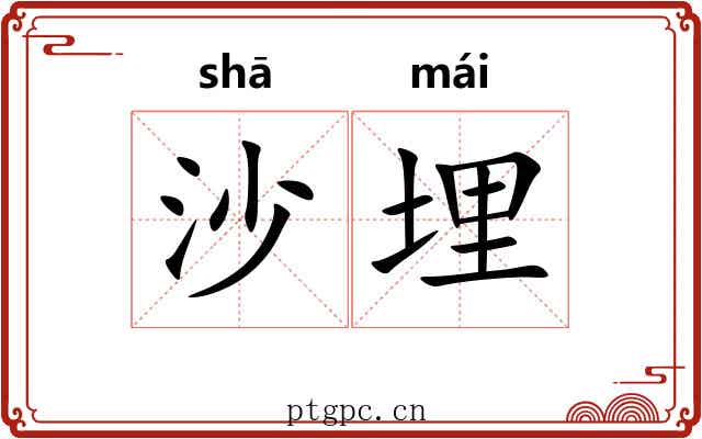 沙埋 沙埋