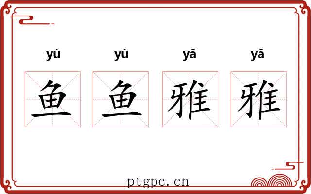 鱼鱼雅雅 鱼鱼雅雅