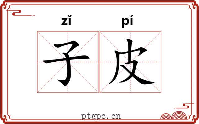 子皮 子皮