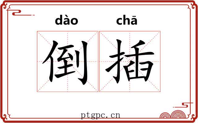 倒插 倒插
