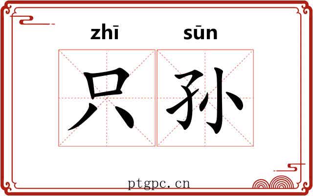 只孙 只孙