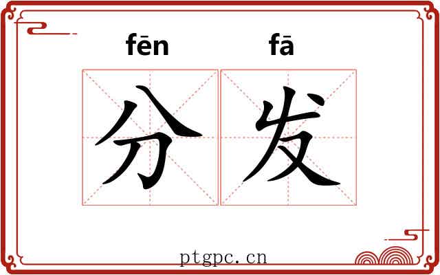 分发