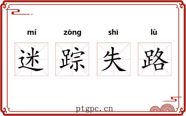 迷踪失路 迷踪失路