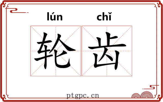 轮齿 轮齿