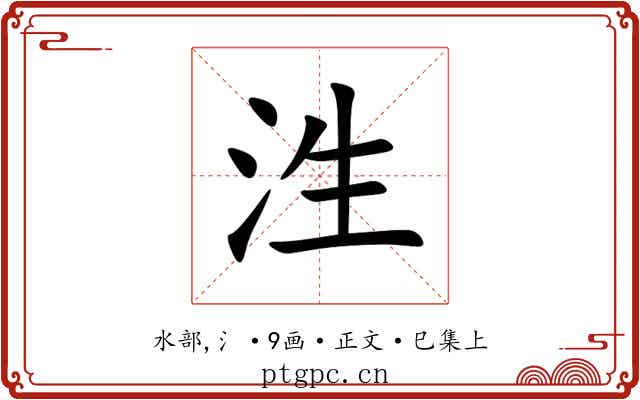 泩