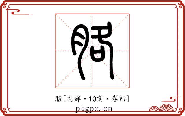 胳