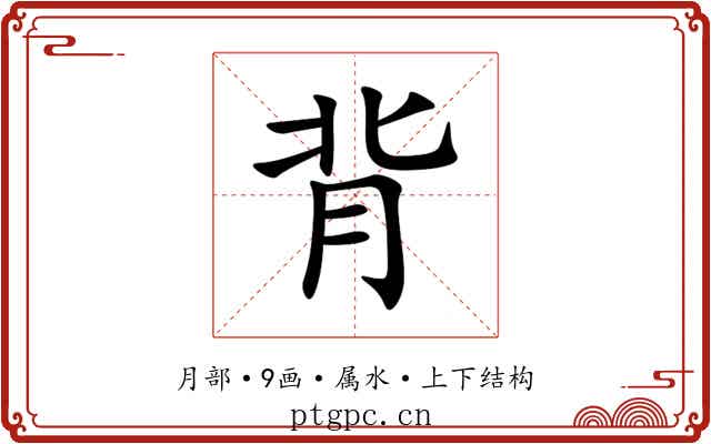 背 背