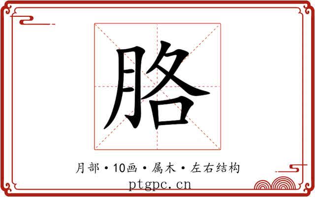 胳